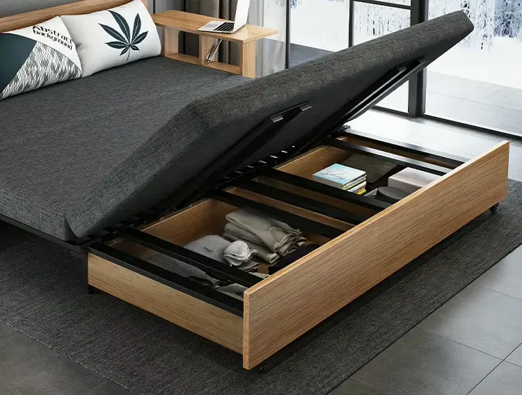 Spacely Versatile Sofa Bed: Hidden Storage